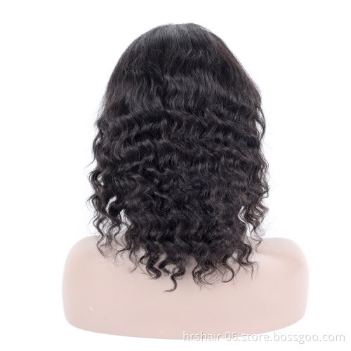 human hair wig lace front short hair loose deep wags for black women lace wig vendor wholesale wigs 100% human hair
